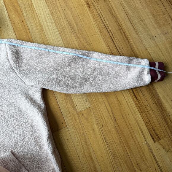 Karitraa Women's Pink 1/2 Zip Pullover Fleece Hoodie Jacket Size M Winter Snow - Picture 10 of 11